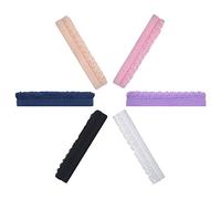 Bristlegrass Picot Loop Bande élastique décorative en dentelle Spandex à volants pour lingerie, sous-vêtements, couture (combo I-0,9 cm x 10 m)