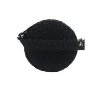 Bristlegrass Picot Loop Bande élastique pour couture de 1,27 cm, 4,6 m de long avec couronne à volants, ruban extensible en dentelle pour cheveux, lingerie, sous-vêtements, couture (5Y 1,27 cm, noir)
