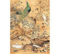 Bristlegrass Puzzle en bois de 1000 pièces de la dynastie chinoise Qing, vieux maître Shen Quan, chefs-d'œuvre d'art d'oiseaux, art éducatif, objets de collection, cadeau, peinture décorative