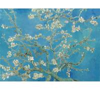 Bristlegrass Puzzle en bois de 500 pièces pour adultes - Peintures célèbres de Van Gogh - Fleurs d'amandier, cadeaux, objets de collection, peinture décorative (500 pièces)