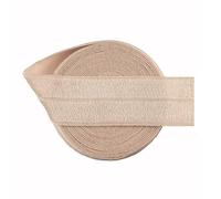 Bristlegrass Ruban élastique pliable en élasthanne pour cheveux, bandeau, robe, couture, couture, couleur unie (45,7 m x 1,9 cm)