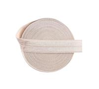 Bristlegrass Vanilla 2 mètres 16 mm de dentelle picot pour couture de soutien-gorge en peluche - Élastique pour bretelles en nylon Spandex pour lingerie et sous-vêtements - Ruban de finition pour