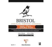 Bristol bloc collé 20F 24x32cm 205g