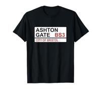 Bristol City Ashton Gate Plaque de rue emblématique T-Shirt