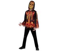 Bristol Novelty 1000766XS000 Déguisement de diable de feu pour enfant, multicolore, pour garçon de 5 à 6 ans Halloween