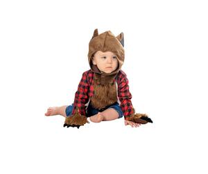 Bristol Novelty 301570 Déguisement de loup-garou pour tout-petit, garçon et fille, marron/rouge/noir, 2-3 ans Halloween