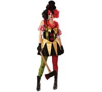 Femmes Clown Diabolique Cirque Déguisement Halloween Fantôme Zombie Costume