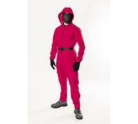 Bristol Novelty 301595XS000 Combinaison et masque de joueur, pour adulte, homme et femme, rouge, taille XS Halloween