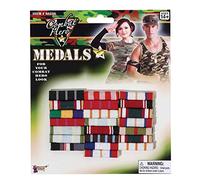 Bristol Novelty 66226 Barrettes militaires, taille unique Halloween