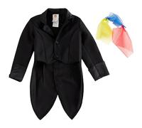Bristol Novelty 76468 Queue-de-pie pour magicien, taille M (122-134 cm, 5-7 ans) Halloween