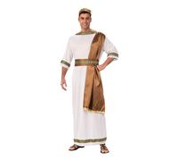 Bristol Novelty AC734 Costume de dieu grec pour homme, blanc et marron, taille M Halloween