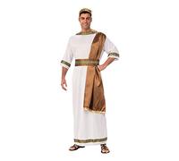 Bristol Novelty AC734 Costume de dieu grec pour homme, blanc et marron, taille M Halloween
