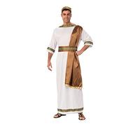 Bristol Novelty AC734 Costume de dieu grec pour homme, blanc et marron, taille M