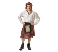 Bristol Novelty Ac969 Kilt et Chapeau d'écossais, Taille Unique