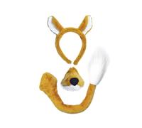 Bristol Novelty - Accessoires pour déguisements fait du bruit ensemble BN5941 (taille unique) (Marron/Blanc)