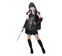 Bristol Novelty-AF077 Guerrière Dark Warrior, Women, AF077, Noir, Taille Unique Halloween