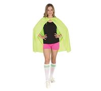 Bristol Novelty-AF136 Cape Vert Fluo (Adulte), Women, AF136 Halloween