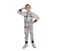 Bristol Novelty Cc481 Costume D'Astronaute pour Enfant, Taille, Silver, Medium, 122134 cm