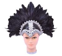 Bristol Novelty Ba072 casque de plumes, taille unique