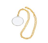 Monocle D'Homme Chaîne En Or Costume Victorien Édouardien