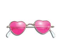 Bristol Novelty BA275 Lunettes Roses en Forme de Coeur