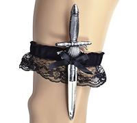 Bristol Novelty BA2990 Jarretière avec couteau pour déguisement de pirate, pour femme, taille unique Halloween
