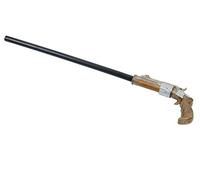 Bristol Novelty BA3204 Canne pour Pistolet Style Steampunk, 106,7 cm, pour Homme et Femme, Noir, Bronze Halloween