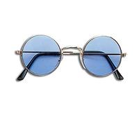 Novelty-BA366 Bristol Novelty BA366 Lunettes John Lennon, Bleu, Adulte Unisexe, Uni, Taille Unique