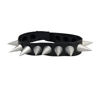 Bristol Novelty BA435 Collier Ras du Cou Punk avec Pics