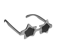 Bristol Novelty Lunettes BA505 Étoile Elton John Argent