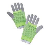 Bristol Novelty Novelty-BA572 BA572 Gants en Résille, Vert-Fluo, Green, Taille Unique