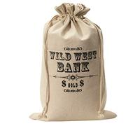 Bristol Novelty-BA963 Sac d’Argent Wild West, BA963, Beige Halloween