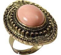 Bristol Novelty Bague unie avec pierre, pour adultes BN1669 (taille unique) (or/rose)