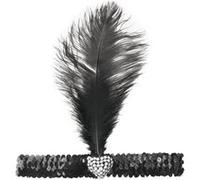 Bristol Novelty - Bandeau GARCONNE - Adulte (Taille unique) (Noir / argent) - UTBN879 Noir / Argent G