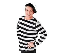 Bristol Novelty Béret français Noir, BH110, Taille Unique Halloween