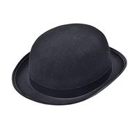 Bristol Novelty BH173 Chapeau Melon Noir, Taille Unique Halloween