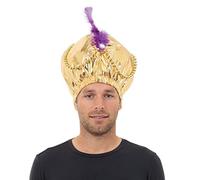 Bristol Novelty BH401 Arabian Hat with Beads and Jewels, Unisex-Adult, One Size
