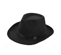 Bristol Novelty BH627 Chapeau de gangster en feutre, pour homme, noir, taille unique Halloween
