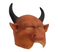 Bristol Novelty-BM554 Masque de Taureau Mythique (sans Bouche), BM554, Marron,Noir, Taille Unique Halloween