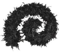 Bristol Novelty - Boa de plumes - Hommes/Femmes Unie BN748 (Taille unique) (Noir)