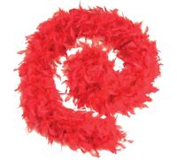 Bristol Novelty - Boa de plumes - Hommes/Femmes Unie BN748 (Taille unique) (Rouge)