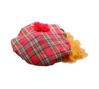 Bristol Novelty - Bonnet et cheveux ECOSSAIS - Adulte (BN1395)