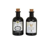 Bristol Novelty - Bouteille POISON (Taille unique) (Noir / blanc) - UTBN1670 Noir / Blanc G