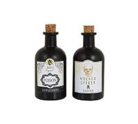 Bristol Novelty – Bouteille Poison – Taille unique – Noir/Blanc