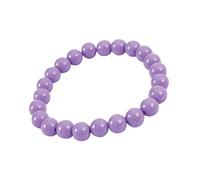 Bristol Novelty- Bracelet | Pop Art Big Pearl | Violet | 1 pièce Perles Style Lavande, X76708, Lavender, Taille Unique Halloween