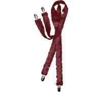 Bristol Novelty Bretelles à paillettes unies pour adultes BN1441 (taille unique) (Rouge)