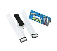 Bristol Novelty - Bretelles UNIFORMES - Adulte (Taille unique) (Blanc)