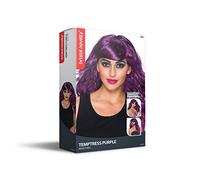 Bristol Novelty-BW559 Perruque Gothique tentatrice Violette, BW559, Taille Unique Halloween