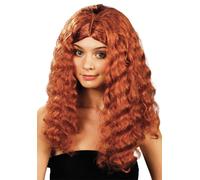 Bristol Novelty – Perruque frisée femme Taille unique Auburn