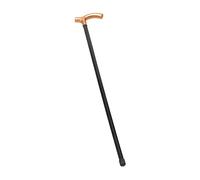 Bristol Novelty- Canne avec pommeau doré, BA725, Dorée, Taille Unique Halloween